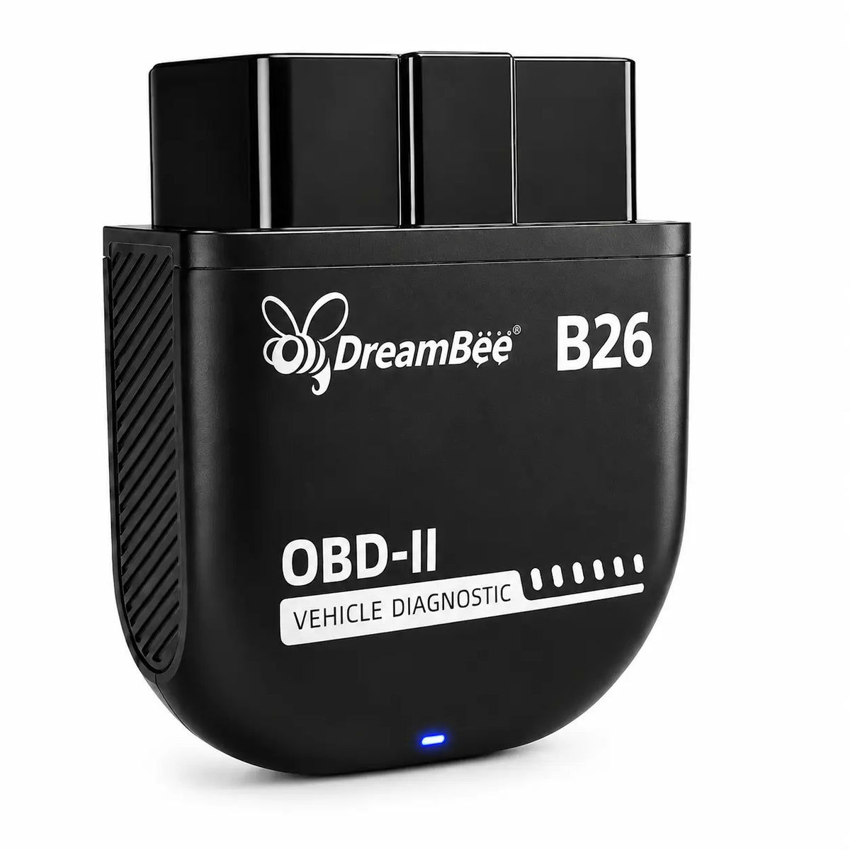 Dreambee B26 Mini Compact Handheld Wireless Bluetooth 5.1 OBD2 Scanner - 12V Gasoline Cars Plug-And-Play Car Computer Diagnostic Reader, Engine Faults Check Tool for Ios & Android, Multilanguage View, Real-Time Data, Code Read/Clear for Daily Maintenance
